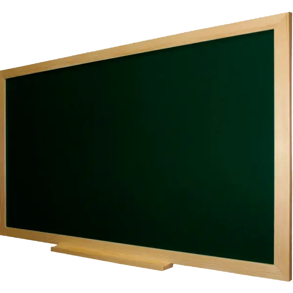 Pizarra negra de tiza