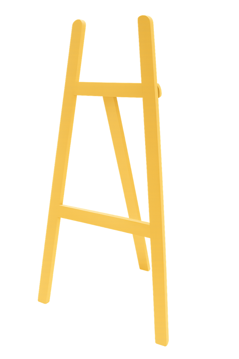 atril para pizarra de madera grande