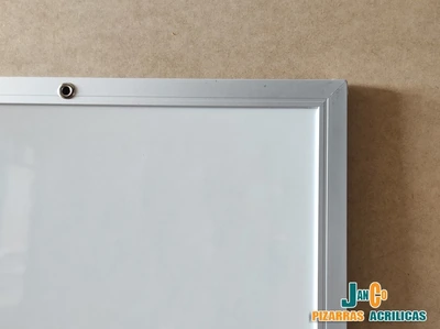 Pizarra Acrilica Blanca 120x80 cm con Marco de Aluminio | pizarra acrilica blanca