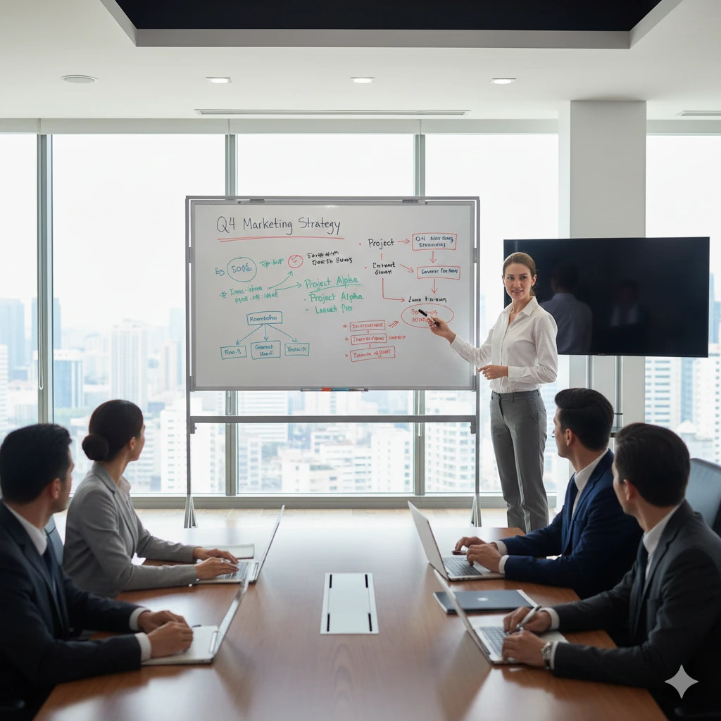 pizarra con ruedas 200x120 blanca con marco de aluminio